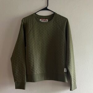Smith & Rogue quilted long sleeve top size medium NWT